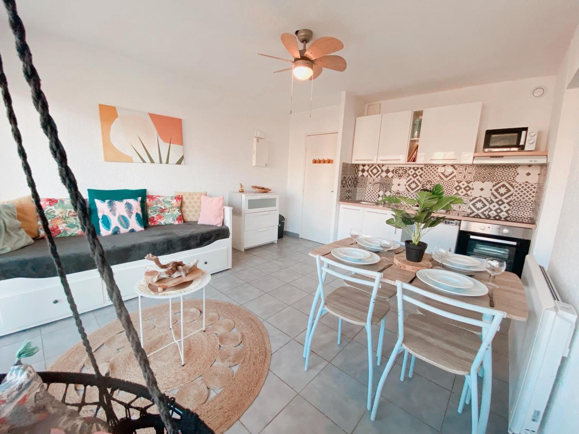 Appartement Superbe T2 au calme avec balcon sur la marina - 10 à Canet-en-Roussillon Extérieur photo